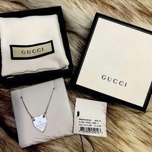 Gucci heart necklace